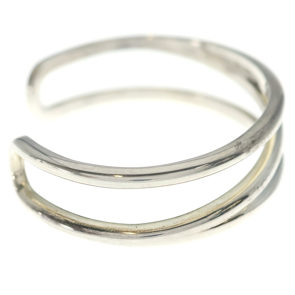 TIFFANY & Co.(ティファニー) VINTAGE Diagonal Bangle オープンダイアゴナルバングル ブレスレット シルバー