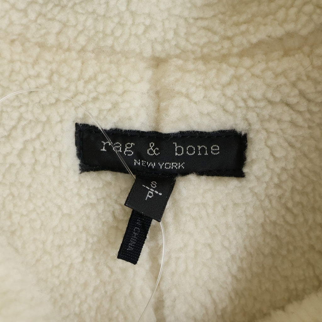rag & bone(ラグアンドボーン) コットン ファー付き モッズコート ジップアップ グリーン WAW22F2016FG16 レディース