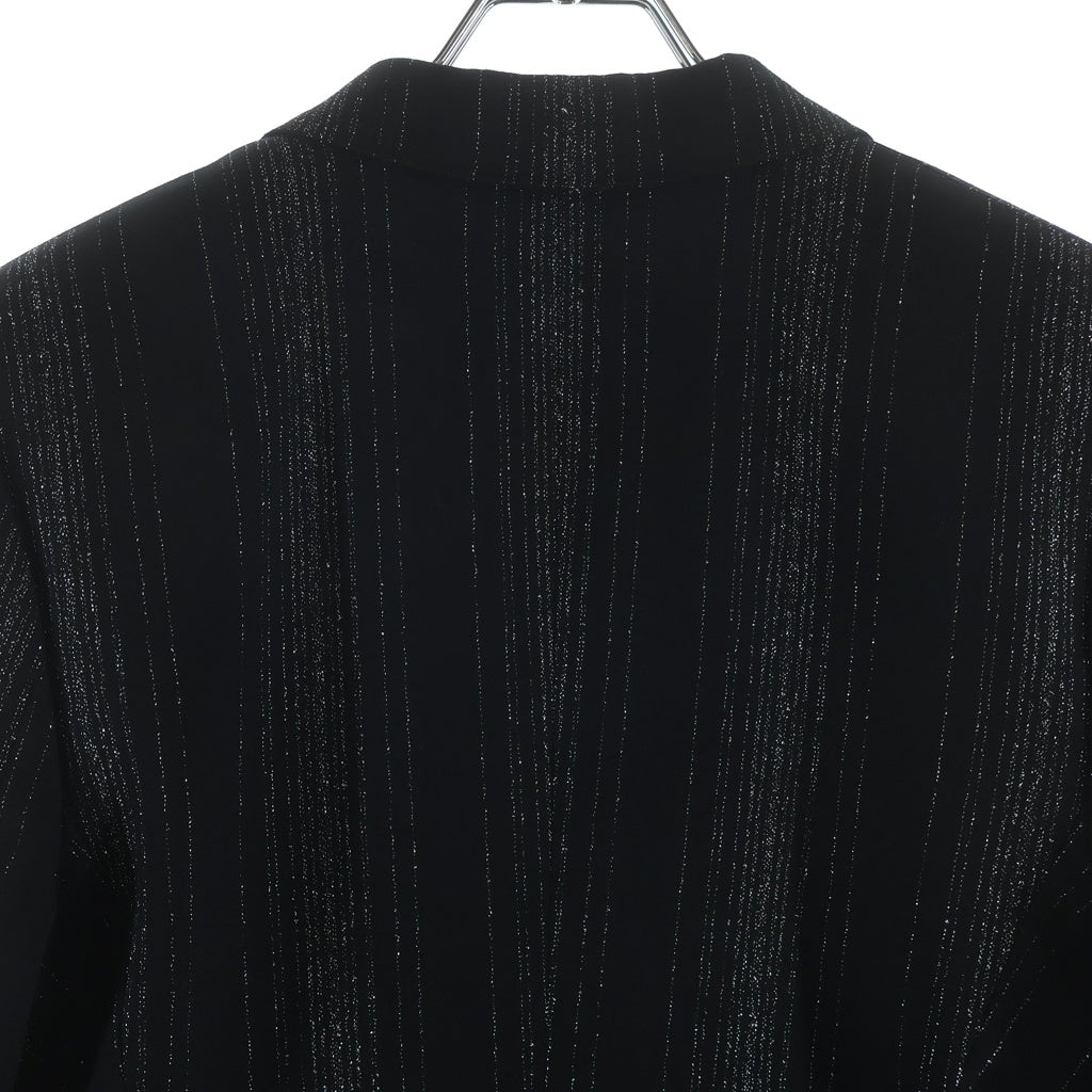 STELLA McCARTNEY(ステラマッカートニー) ラメ糸 テーラードジャケット ブラック #38 レディース