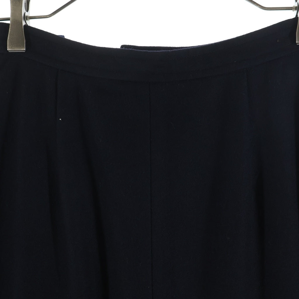 COMME des GARCONS(コムデギャルソン) 80s archive ウールロングスカート AD表記無し ネイビー GSー05055M レディース