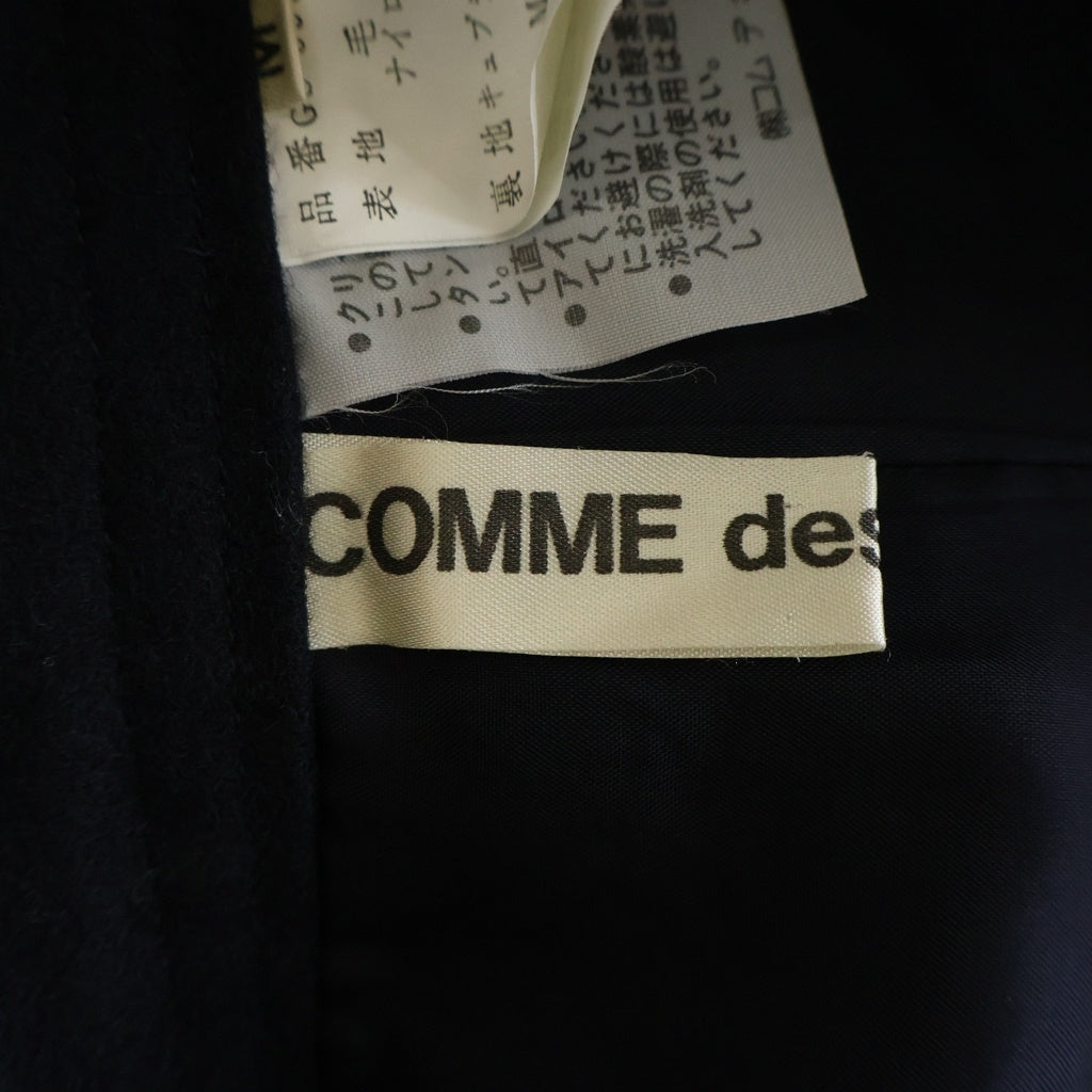 COMME des GARCONS(コムデギャルソン) 80s archive ウールロングスカート AD表記無し ネイビー GSー05055M レディース