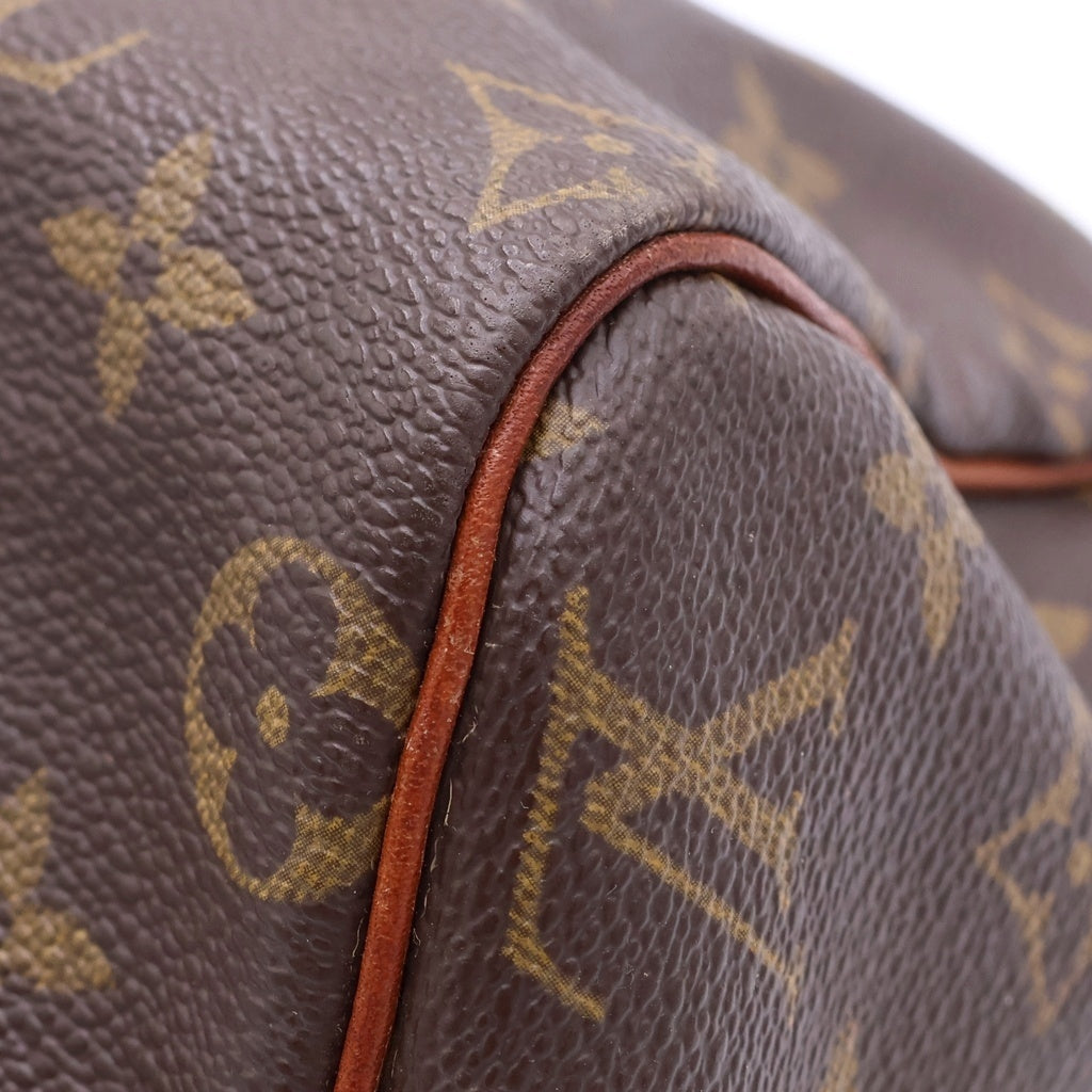 LOUIS VUITTON(ルイヴィトン) モノグラム スピーディ25 PVC レザー ミニボストンバッグ ハンドバッグ M41528 ブラウン レディース
