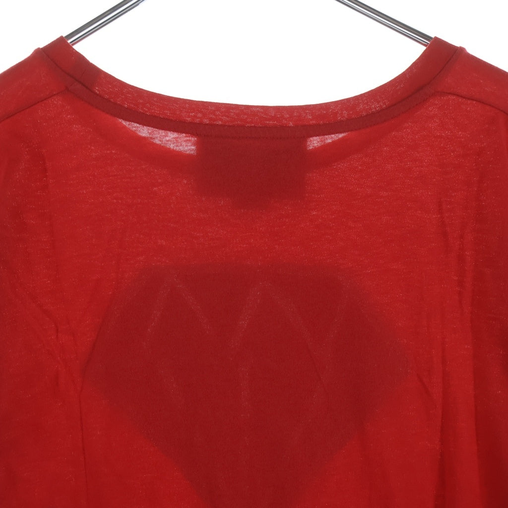 GUCCI(グッチ) GGゴースト 半袖ロゴプリントTシャツ カットソー レッド 422731 X3E87 レディース