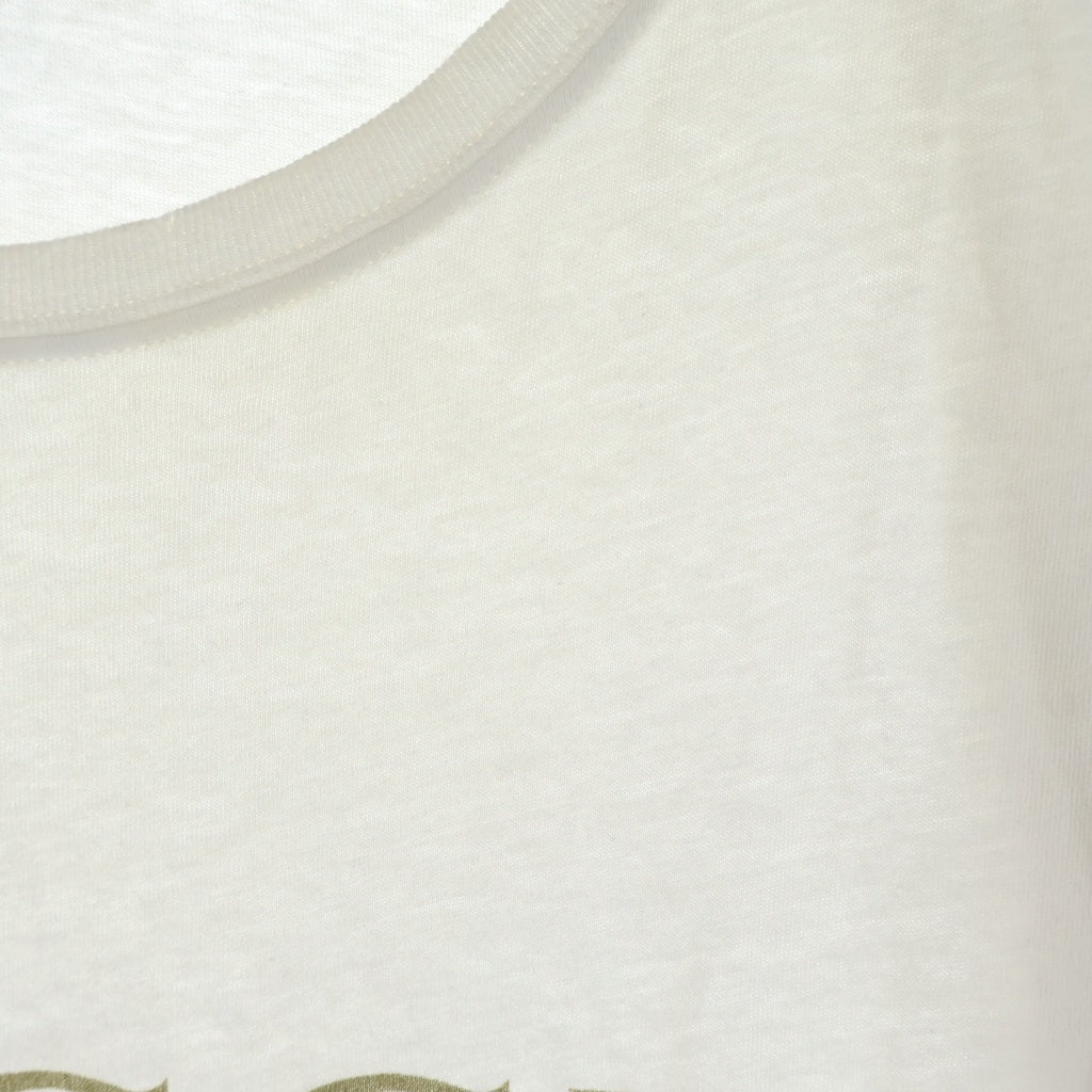 GUCCI(グッチ) ヴィンテージロゴプリント 半袖Tシャツ カットソー ホワイト 440103X3F05 レディース