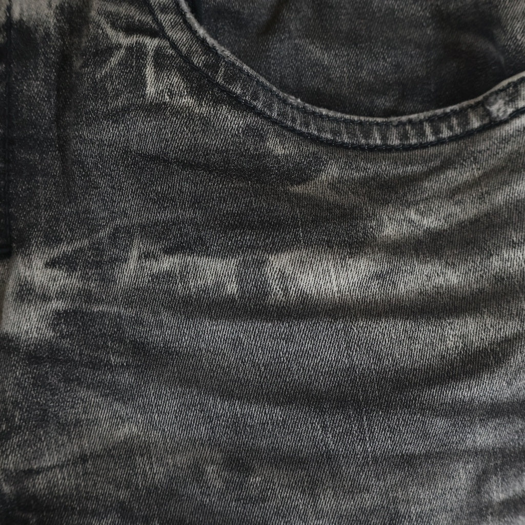 DIESEL(ディーゼル) THOMMER-T JOGG JEANS ジョグジーンズ ダメージ加工デニムパンツ グレー 00SE3D