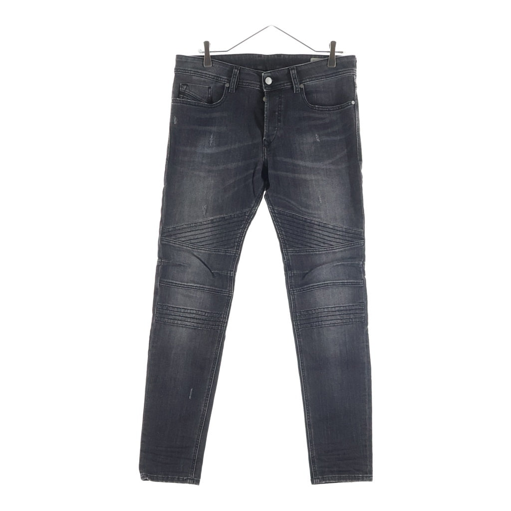 DIESEL(ディーゼル) FOURK L.30 Biker Denim Pants バイカーデニムパンツ ジーンズ グレー 04407