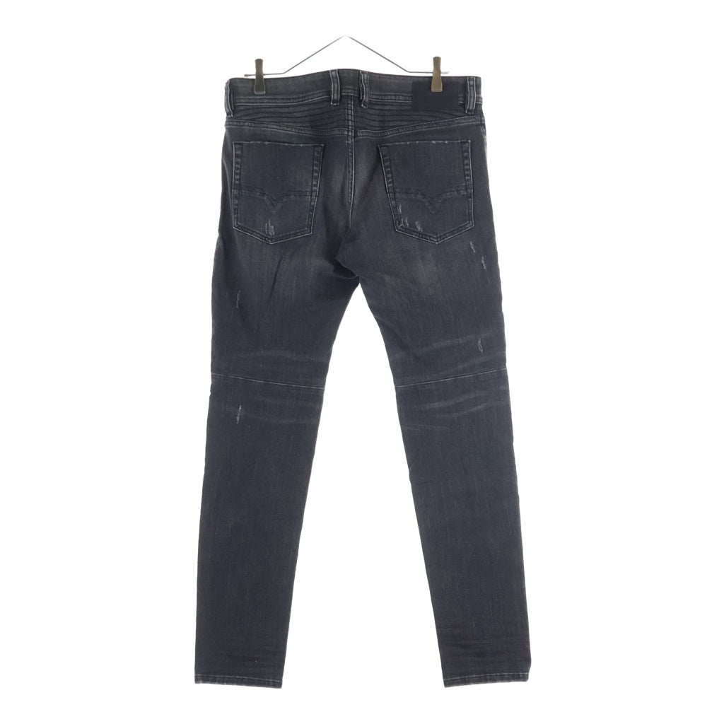 DIESEL(ディーゼル) FOURK L.30 Biker Denim Pants バイカーデニムパンツ ジーンズ グレー 04407
