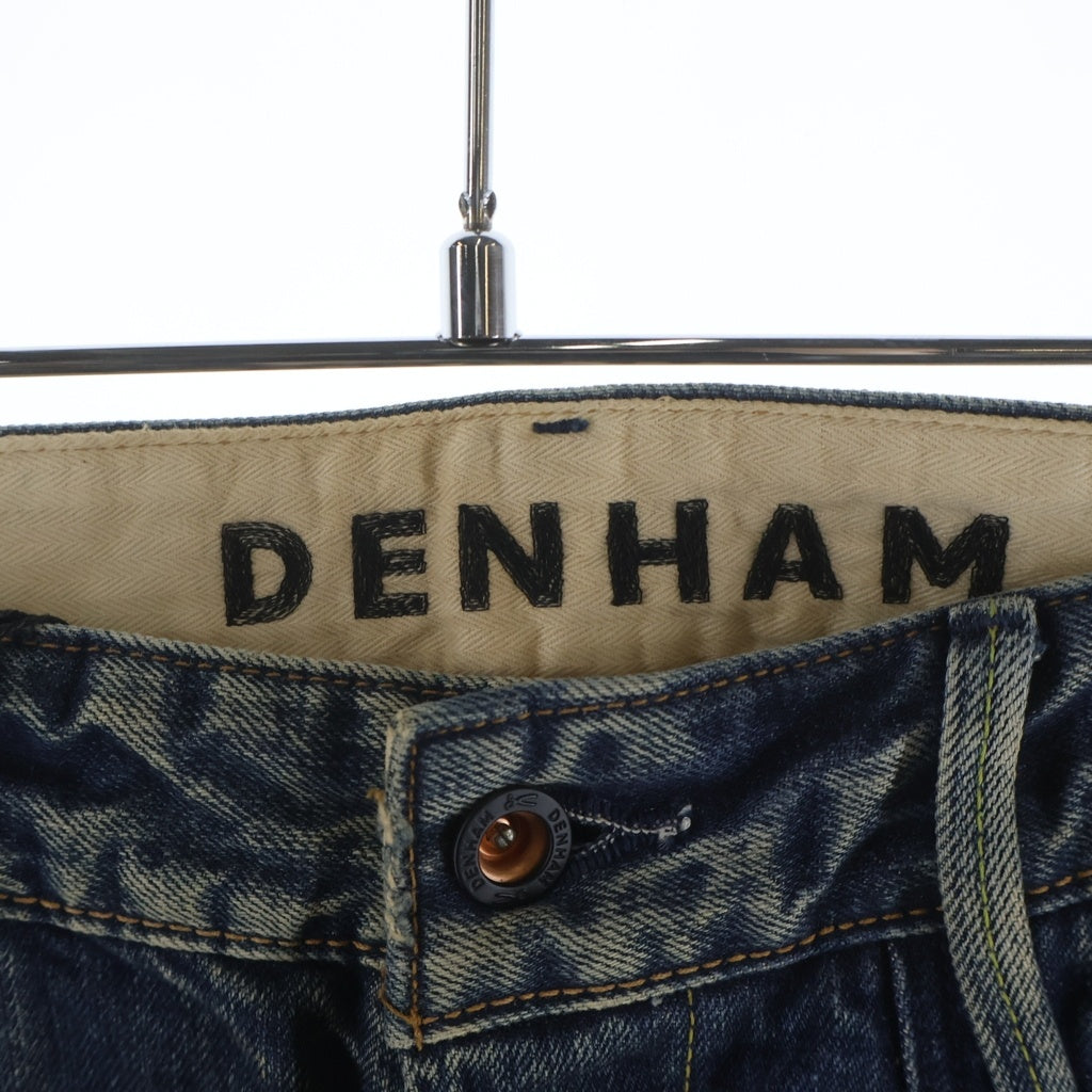DENHAM(デンハム) SKIN JAL スキンジャル ダメージ加工 赤耳デニムパンツ ジーンズ インディゴ ブルー DM070008JAL