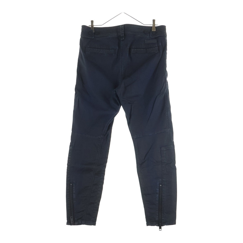 DIESEL(ディーゼル) D-EARBY-NE OGG JEANS ジョグジーンズ デニムパンツ 裾ジップ ブラック/ブルー 01372