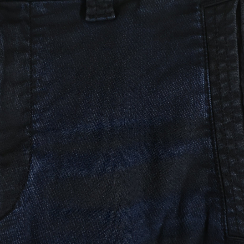 DIESEL(ディーゼル) D-EARBY-NE OGG JEANS ジョグジーンズ デニムパンツ 裾ジップ ブラック/ブルー 01372