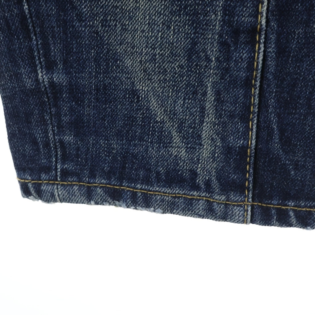 DSQUARED2(ディースクエアード) 12AW ダメージ加工 デニムパンツ ジーンズ ボタンフライ ブルー インディゴ P71LA0574