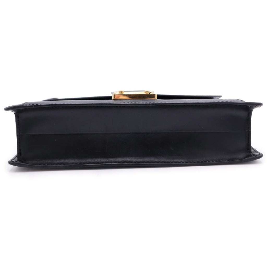 LOUIS VUITTON(ルイヴィトン) エピ ポシェット セリエドラゴンヌ セカンドバッグ クラッチバッグ ブラック レザー M52612 ゴールド金具