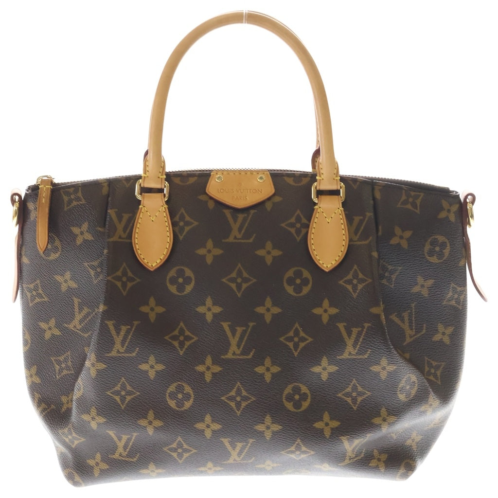 LOUIS VUITTON(ルイヴィトン) モノグラム テュレンPM 2WAYバッグ ハンドバッグ ショルダーバッグ ブラウン レザー×PVC M48813 ゴールド金具 レディース