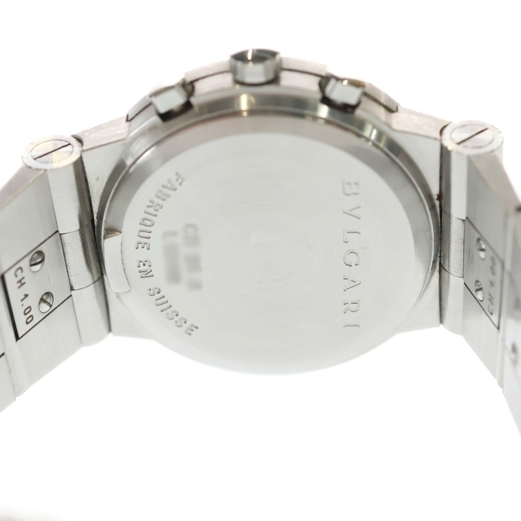 BVLGARI(ブルガリ) ディアゴノ スポーツ クロノグラフ SS/QZ ステンレス クオーツ クォーツ 腕時計 CH35S 白文字盤
