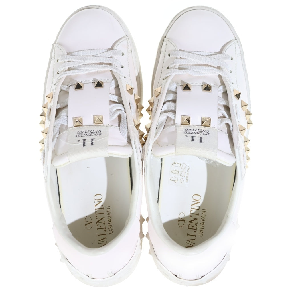 VALENTINO(ヴァレンティノ) ロックスタッズ ローカットスニーカー シューズ ホワイト SZA01W2 レディース