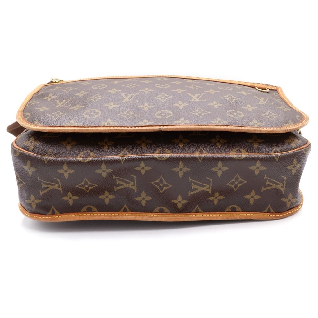 LOUIS VUITTON(ルイヴィトン) モノグラム メッセンジャーボスフォールGM ショルダーバッグ ブラウン レザー×PVC M40105 ゴールド金具