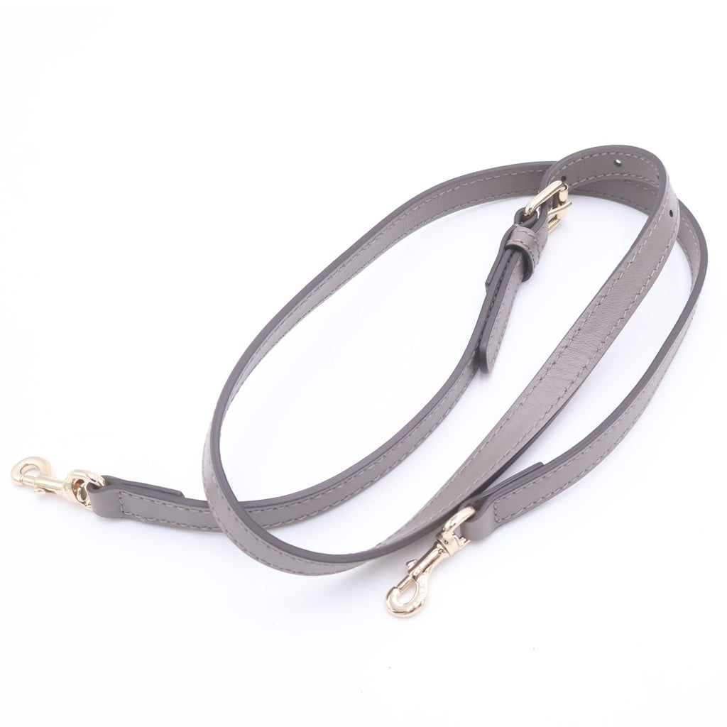 GUCCI(グッチ) マイクログッチシマ 2WAYハンドバッグ ショルダーバッグ グレー レザー 449654 レディース