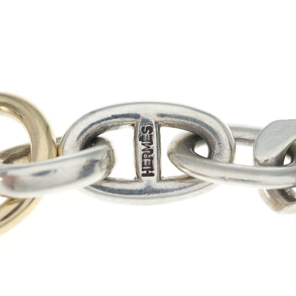 HERMES(エルメス) 00s VINTAGE Area Bracelet PM YG MIX アレア イエローゴールドコンビ ブレスレット シルバー/イエローゴールド
