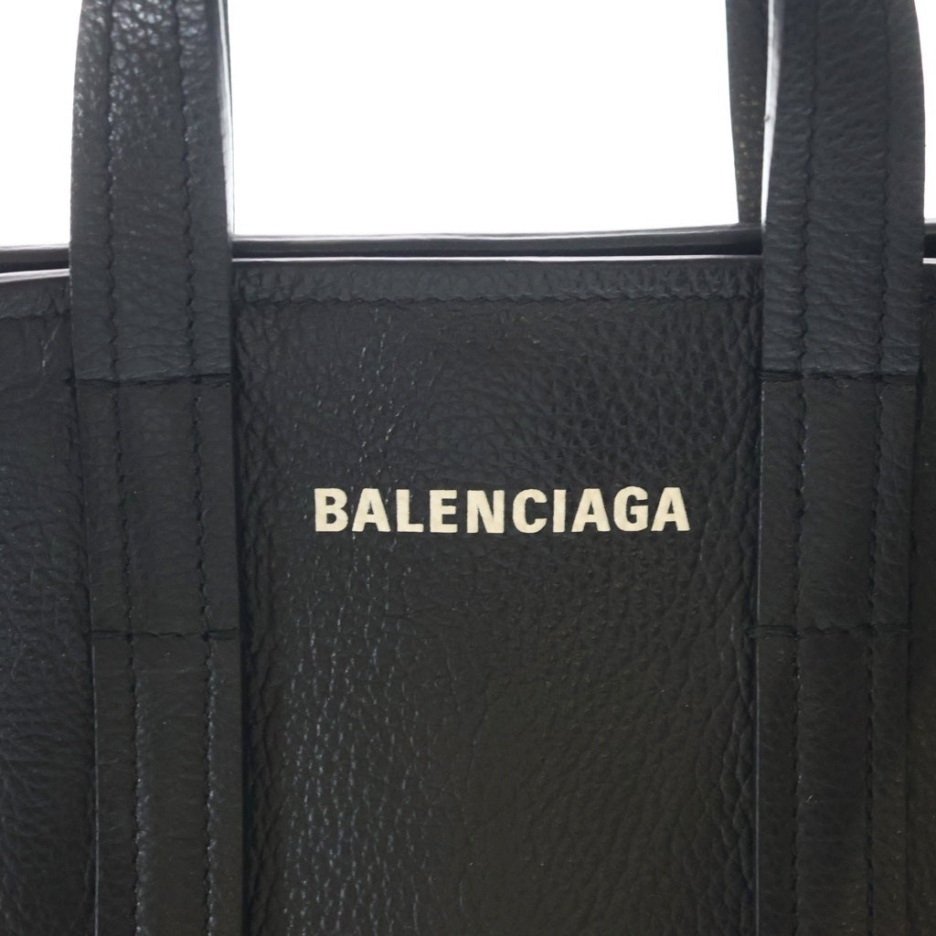 BALENCIAGA(バレンシアガ) エブリデイ XS 2wayハンドバッグ ショルダーバッグ ブラック レザー 672793 シルバー金具 レディース