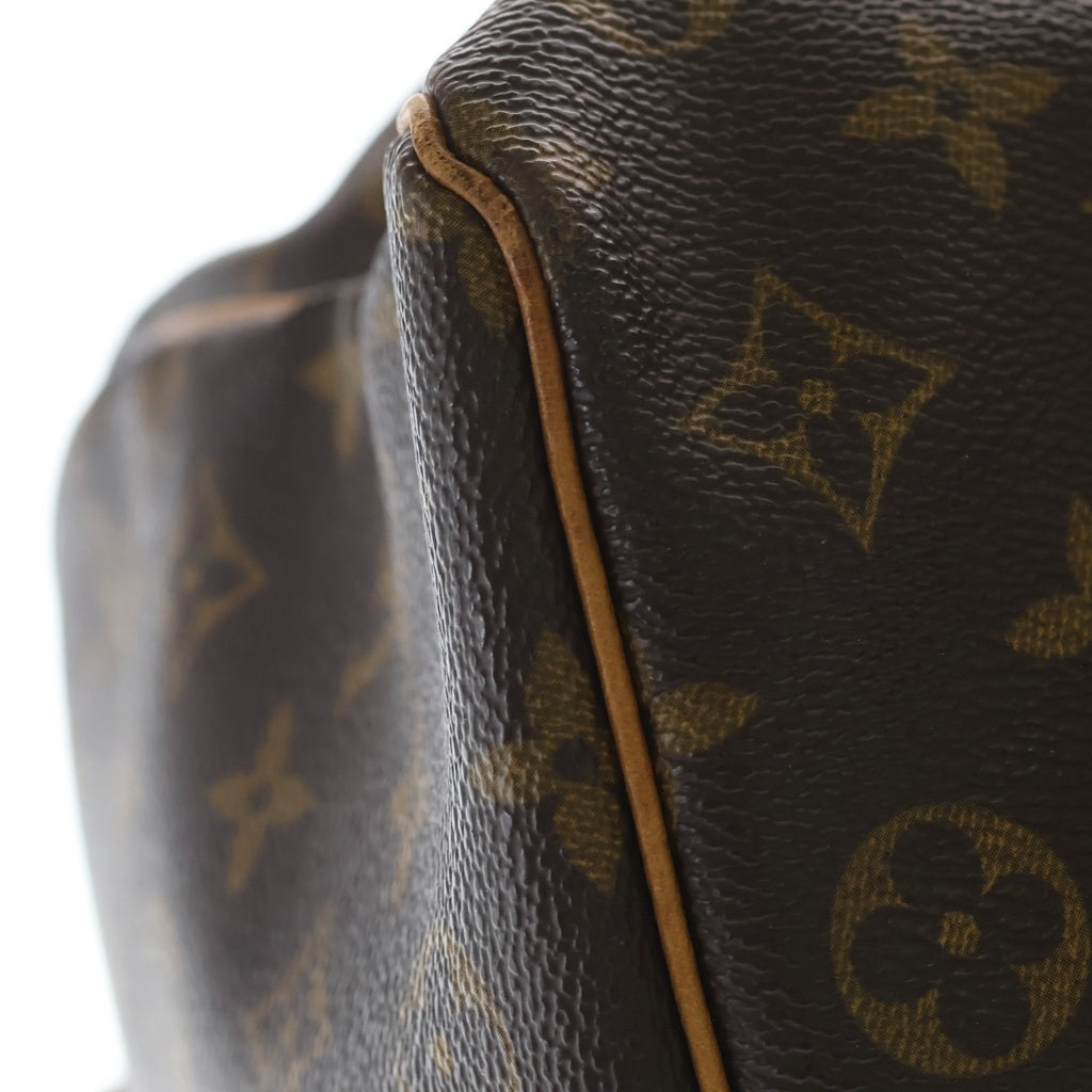 LOUIS VUITTON(ルイヴィトン) モノグラム キーポル50 トラベルバッグ ハンドバッグ ボストンバッグ ブラウン レザー×PVC M41426 ゴールド金具
