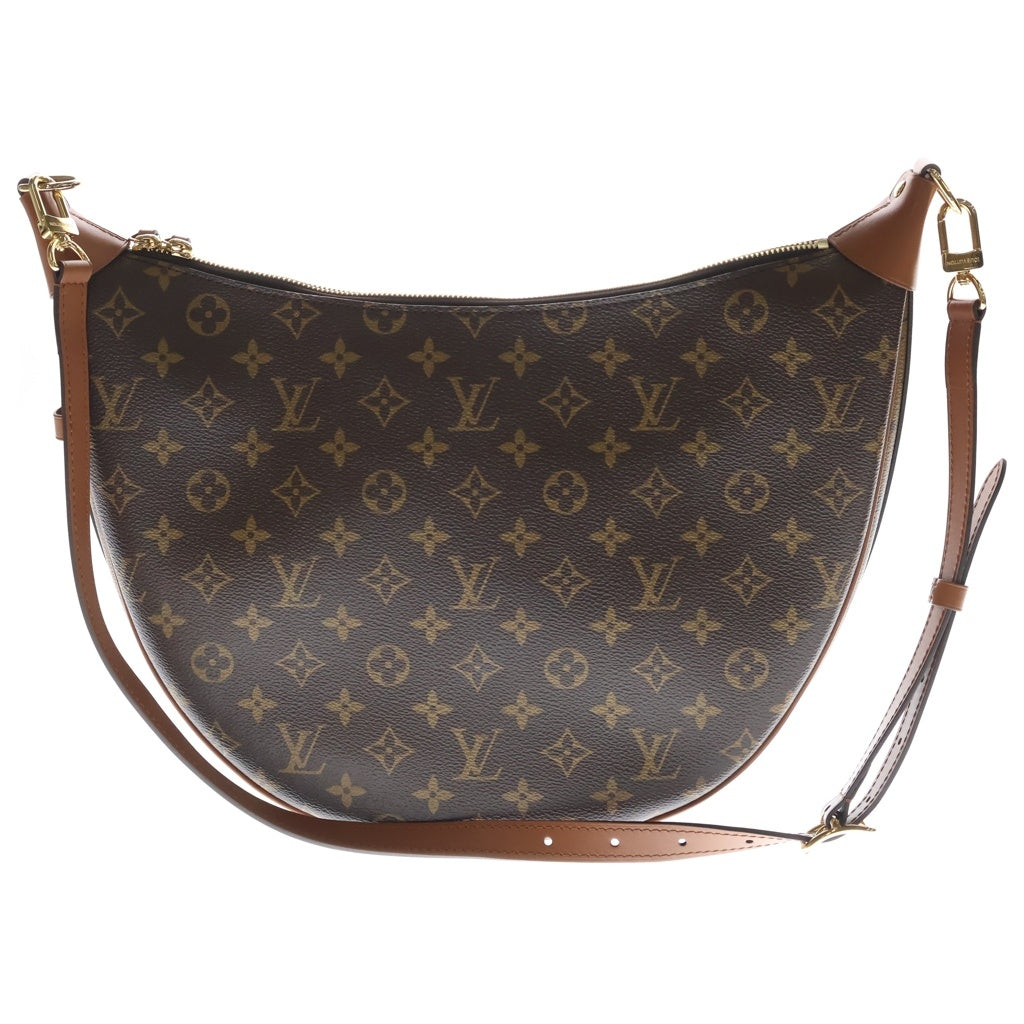 LOUIS VUITTON(ルイヴィトン) モノグラム リバース ループホーボー PVC レザー 2WAY チェーン ハンドバッグ ショルダーバッグ M46311 ICタイプ ブラウン レディース