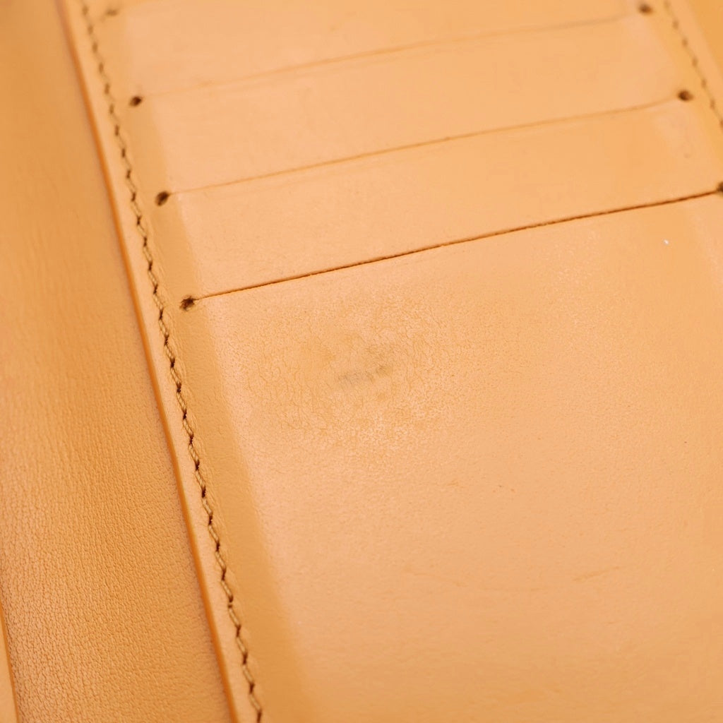 LOUIS VUITTON(ルイヴィトン) ポルトフォイユ・カプシーヌ コンパクトウォレット 3つ折り財布 レザー サフラン オレンジ M81669 RFID