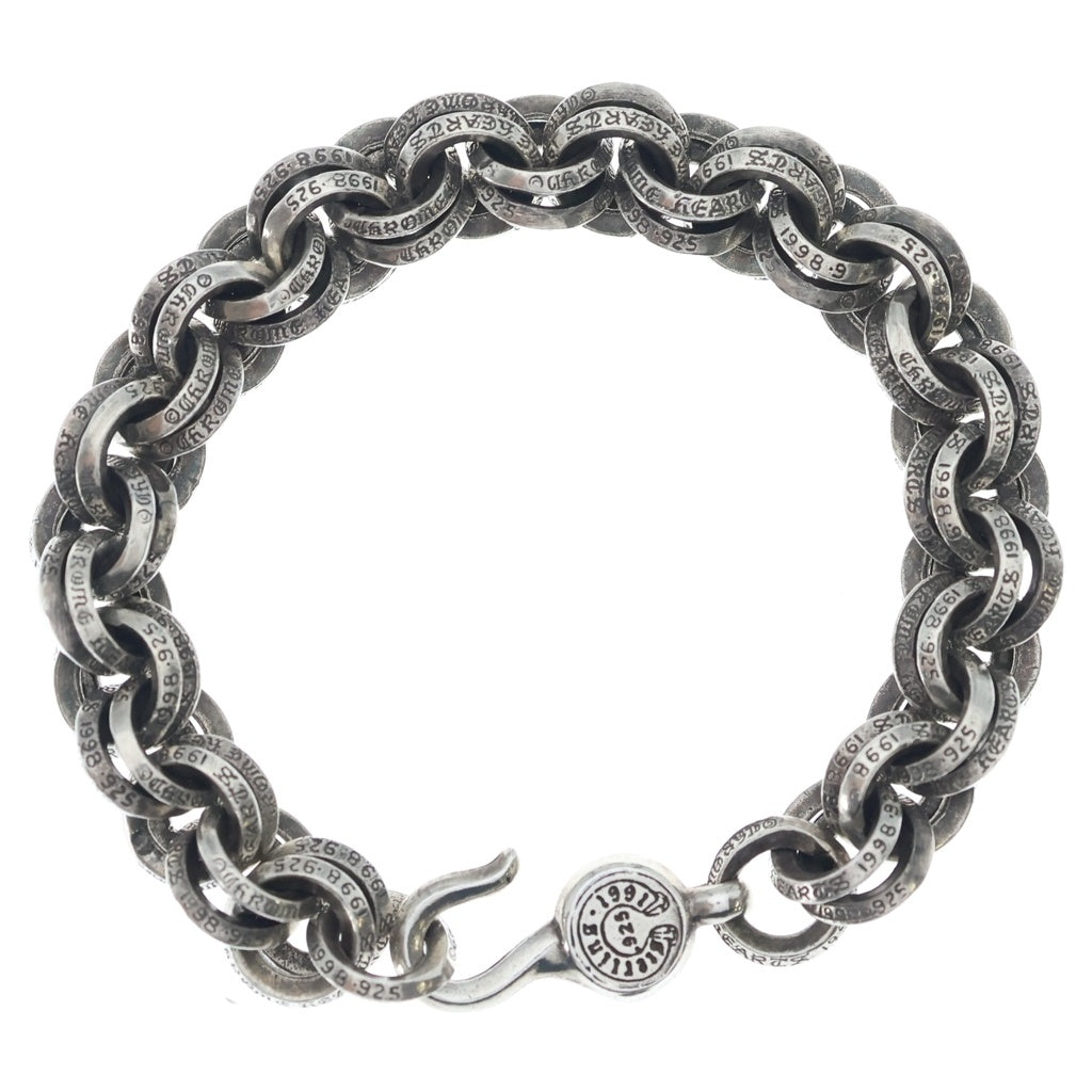 CHROME HEARTS(クロムハーツ) DOUBLE B RING ダブルBリング ブレスレット シルバー BCA121