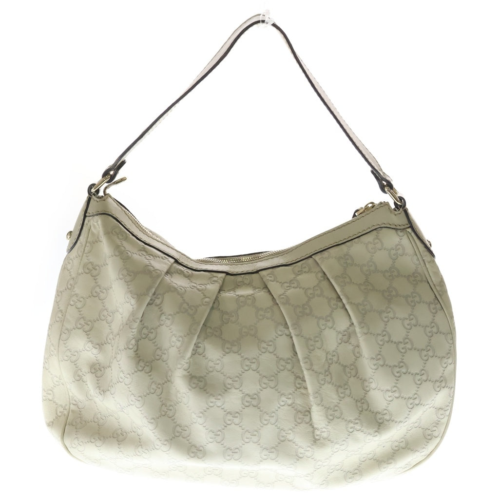GUCCI(グッチ) グッチシマ スーキー レザー ワンショルダーバッグ トートバッグ 232955 アイボリー レディース