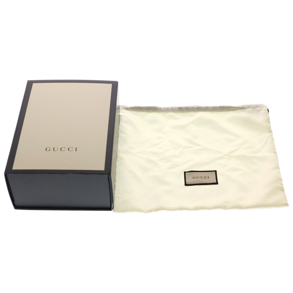 GUCCI(グッチ) GGマーモント ショルダーバッグ ブラック レザー 447632 ゴールド金具 レディース