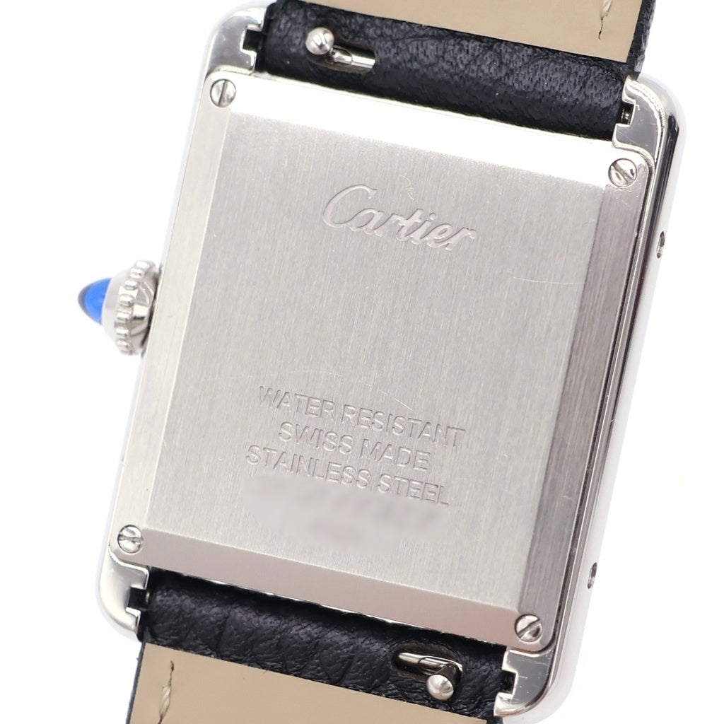 Cartier(カルティエ) タンクマストLM SS×革/QZ ステンレス クォーツ 電池式 腕時計 WSTA0041 白文字盤