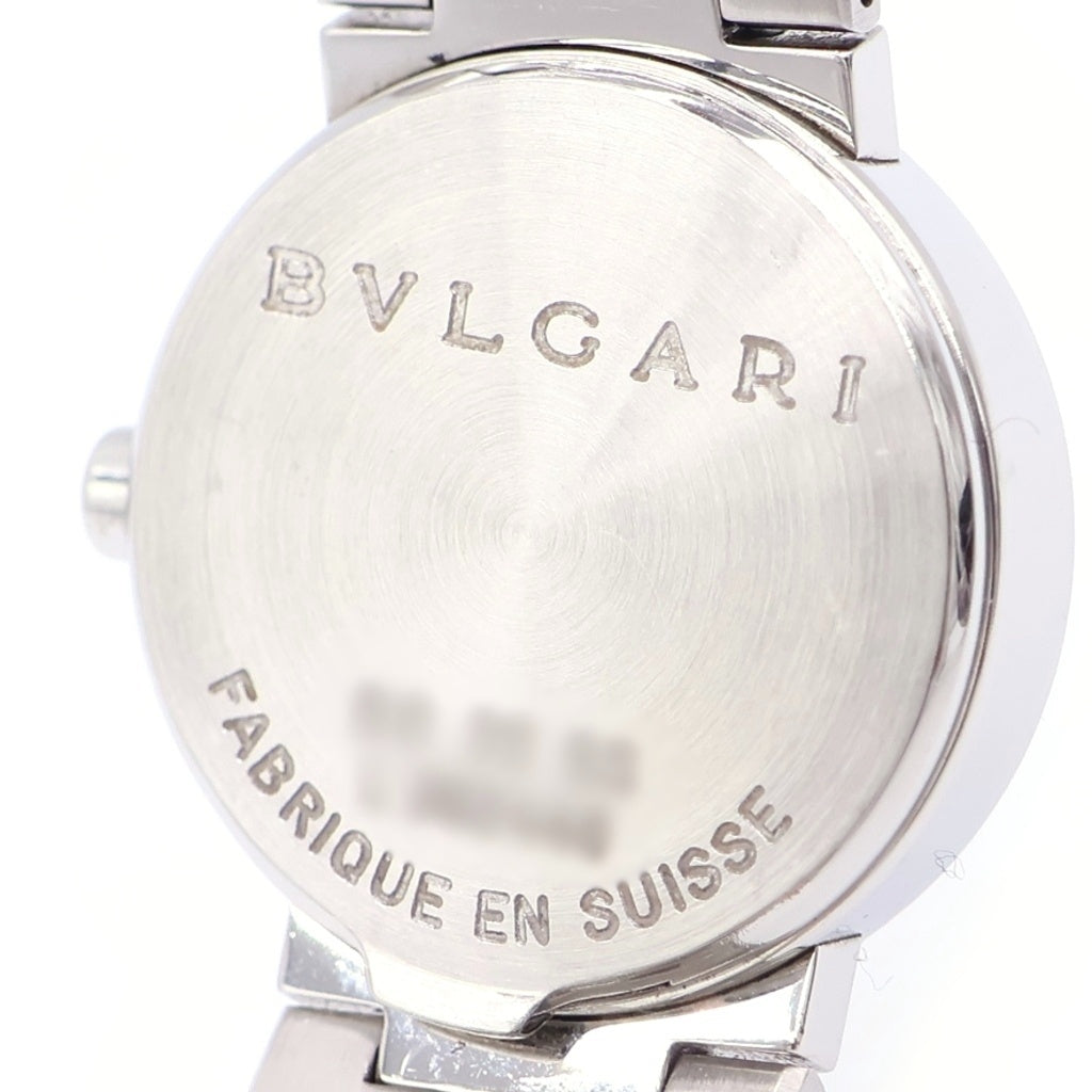 BVLGARI(ブルガリ) ブルガリブルガリ SS/QZ ステンレス クォーツ 電池式 腕時計 BB23SS 黒文字盤