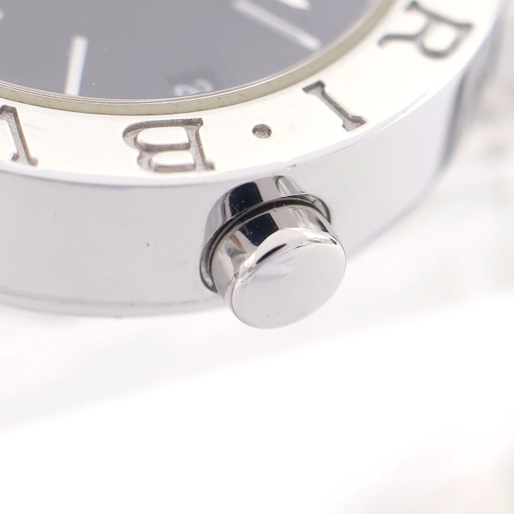 BVLGARI(ブルガリ) ブルガリブルガリ SS/QZ ステンレス クォーツ 電池式 腕時計 BB23SS 黒文字盤