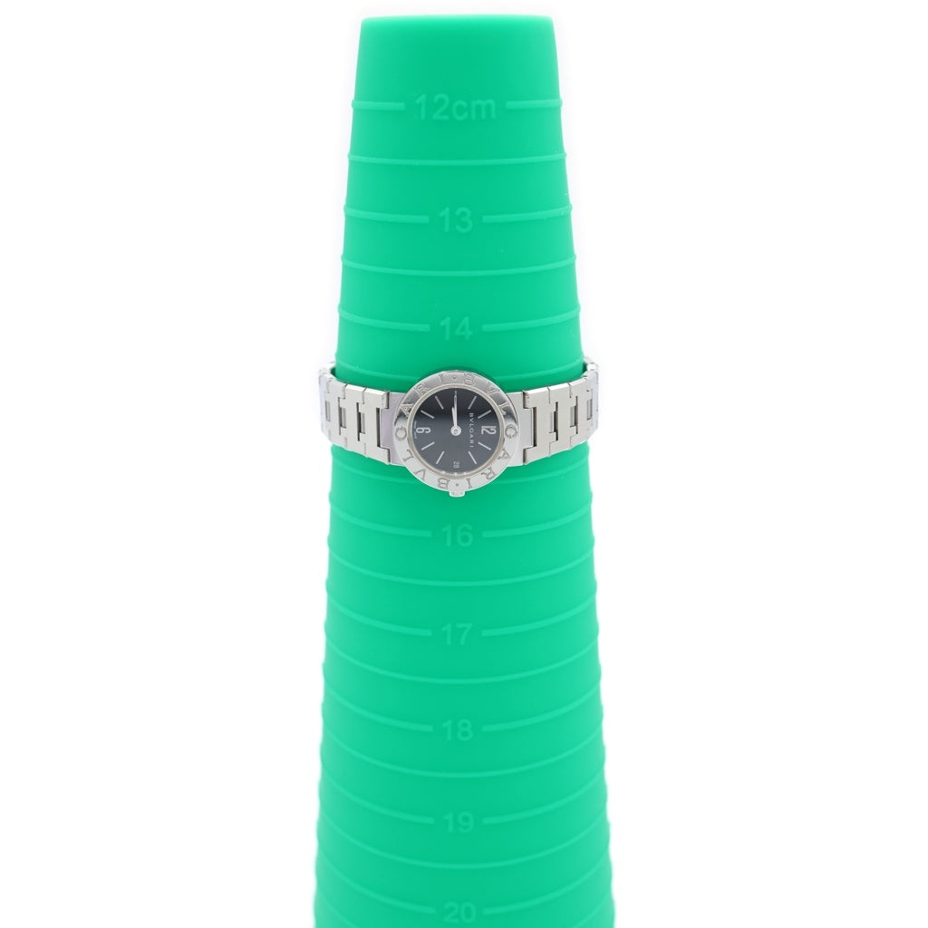 BVLGARI(ブルガリ) ブルガリブルガリ SS/QZ ステンレス クォーツ 電池式 腕時計 BB23SS 黒文字盤