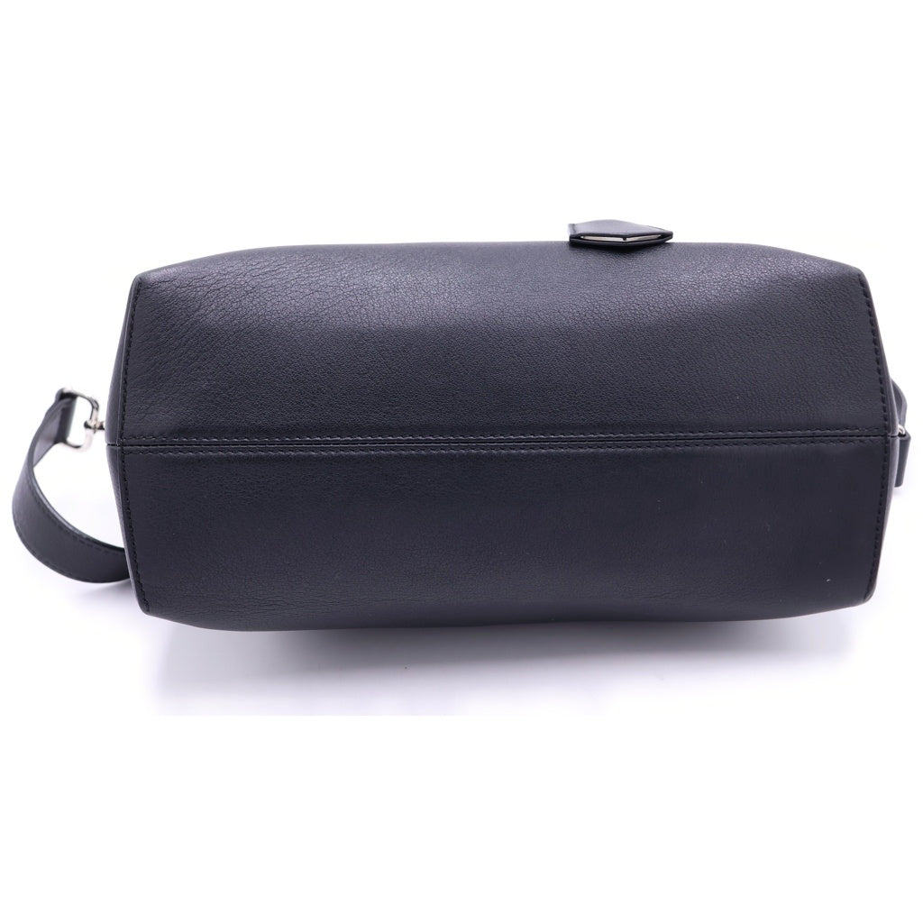 FENDI(フェンディ) バイザウェイ ミディアム 2WAYショルダーバッグ ブラック レザー シルバー金具 レディース