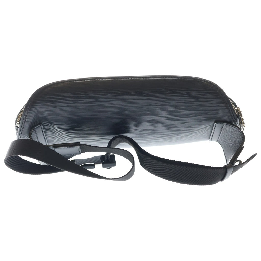 LOUIS VUITTON(ルイヴィトン) エピ バムバッグ LVサークル ボディバッグ ショルダーバッグ ウエストバッグ ブラック ノワール レザー M53300 シルバー金具 レディース