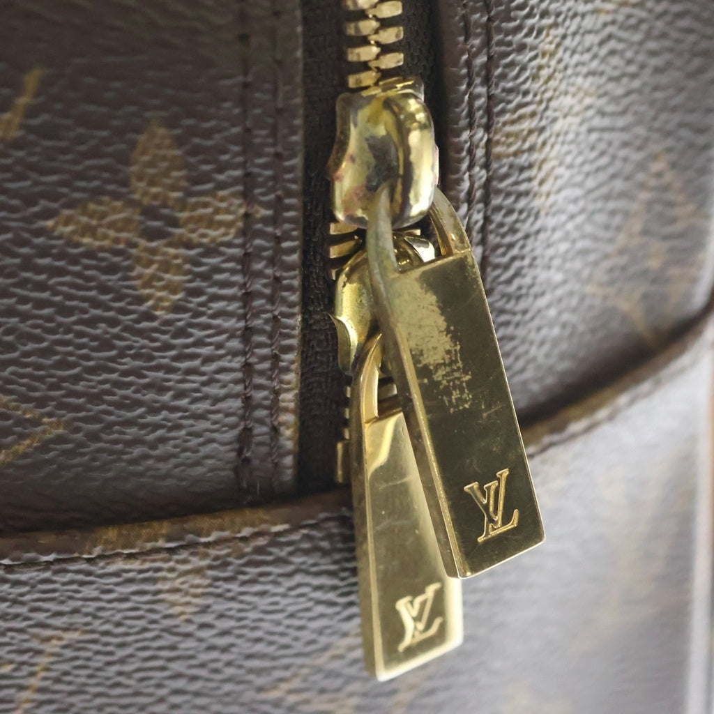 LOUIS VUITTON(ルイヴィトン) モノグラム シテGM ハンドバッグ ブラウン レザー×PVC M51181 ゴールド金具 レディース