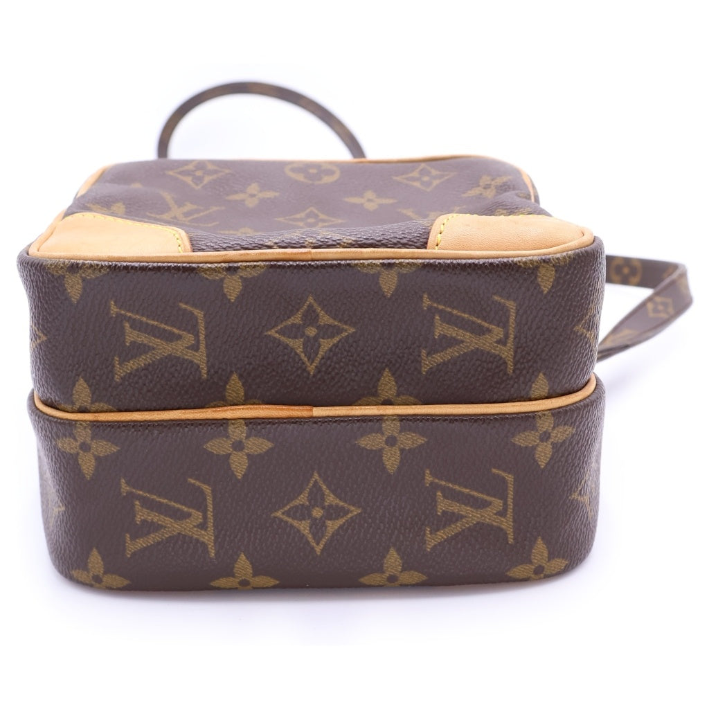 LOUIS VUITTON(ルイヴィトン) モノグラム アマゾン ショルダーバッグ ミニバッグ ブラウン レザー×PVC M45236 ゴールド金具 レディース