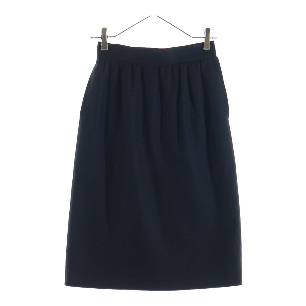 YVES SAINT LAURENT(イヴサンローラン) ひざ丈スカート ブラック #M レディース