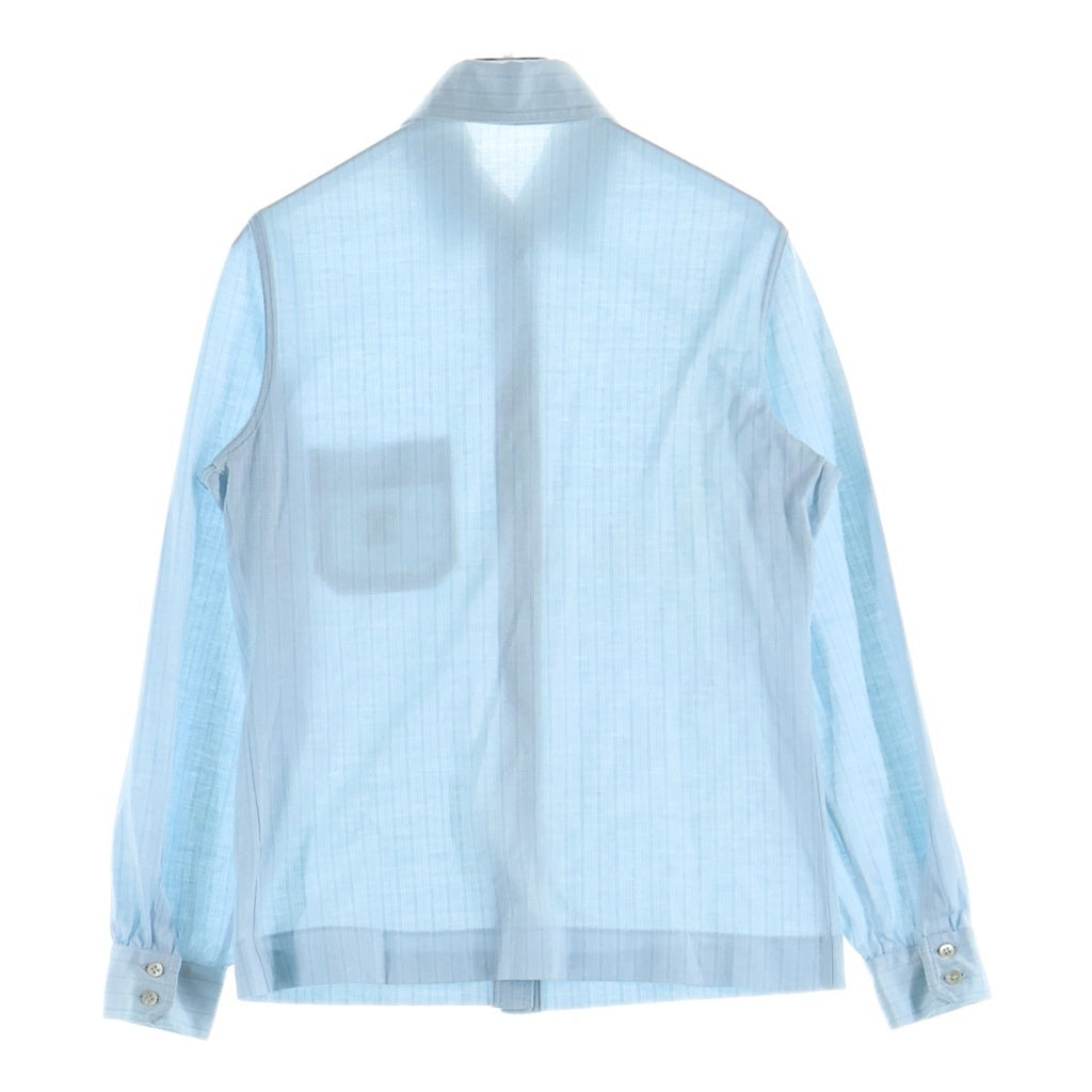 CELINE(セリーヌ) トリオンフ 長袖シャツ ライトブルー #40 レディース