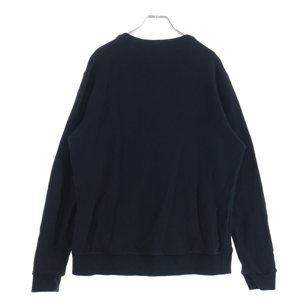 BURBERRY(バーバリー) ロゴスウェット コットン カットソー 長袖 #S ブラック レディース