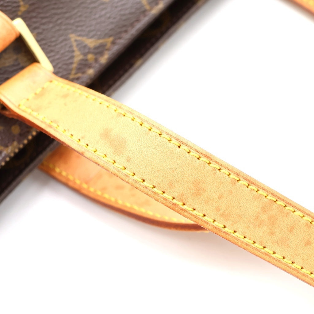 LOUIS VUITTON(ルイヴィトン) モノグラム カバピアノ PVC レザー トートバッグ ハンドバッグ M51148 ブラウン レディース