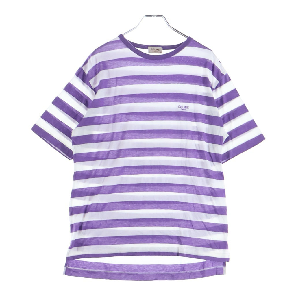 ボーダー セリーヌ tシャツ タグ消しあり CELINE セリーヌ ボーダーT