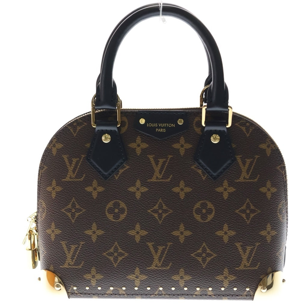 LOUIS VUITTON(ルイヴィトン) モノグラム アルマ・トランク BB ハンド ショルダーバッグ PVC レザー ブラウン M26084 RFID レディース