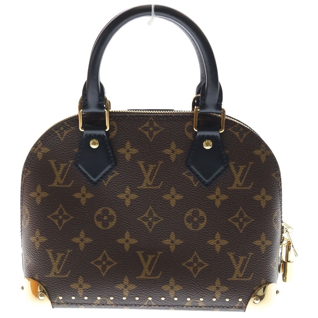 LOUIS VUITTON(ルイヴィトン) モノグラム アルマ・トランク BB ハンド ショルダーバッグ PVC レザー ブラウン M26084 RFID レディース