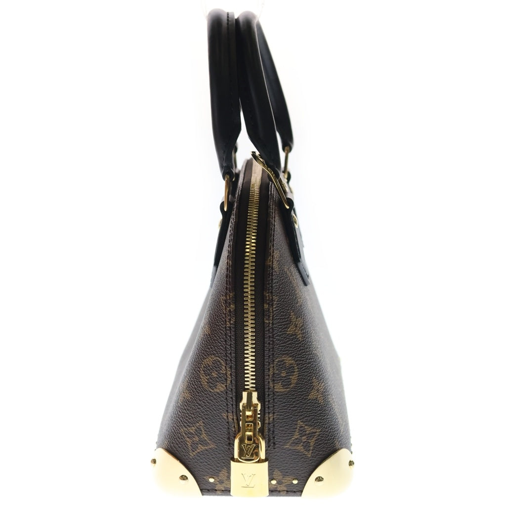 LOUIS VUITTON(ルイヴィトン) モノグラム アルマ・トランク BB ハンド ショルダーバッグ PVC レザー ブラウン M26084 RFID レディース