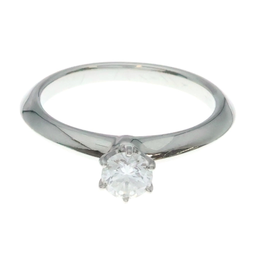 TIFFANY & Co.(ティファニー) ソリティア ダイヤ Pt950 リング 指輪 0.29ct #8 プラチナ レディース