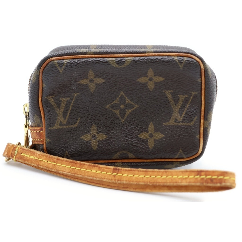 LOUIS VUITTON(ルイヴィトン) モノグラム トゥルース ワピティ PVC レザー ポーチ マルチケース 小物入れ M58030 ブラウン