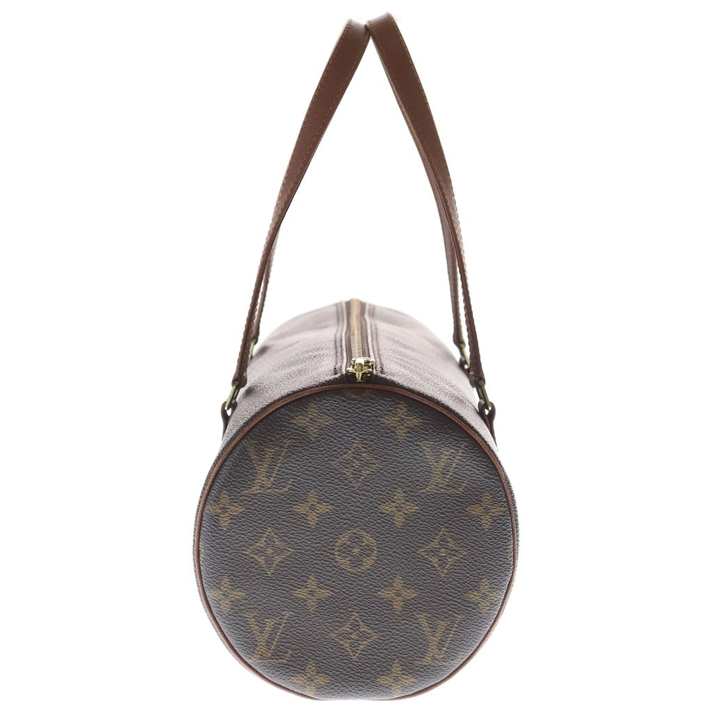 LOUIS VUITTON(ルイヴィトン) モノグラム パピヨン30 ハンドバッグ ブラウン PVC×レザー M51365 ゴールド金具 レディース