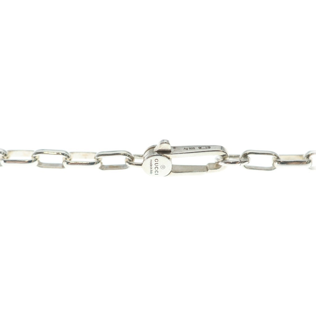 GUCCI(グッチ) インターロッキング GGネックレス ペンダント チェーン シルバー Ag925 9132L 9053 レディース