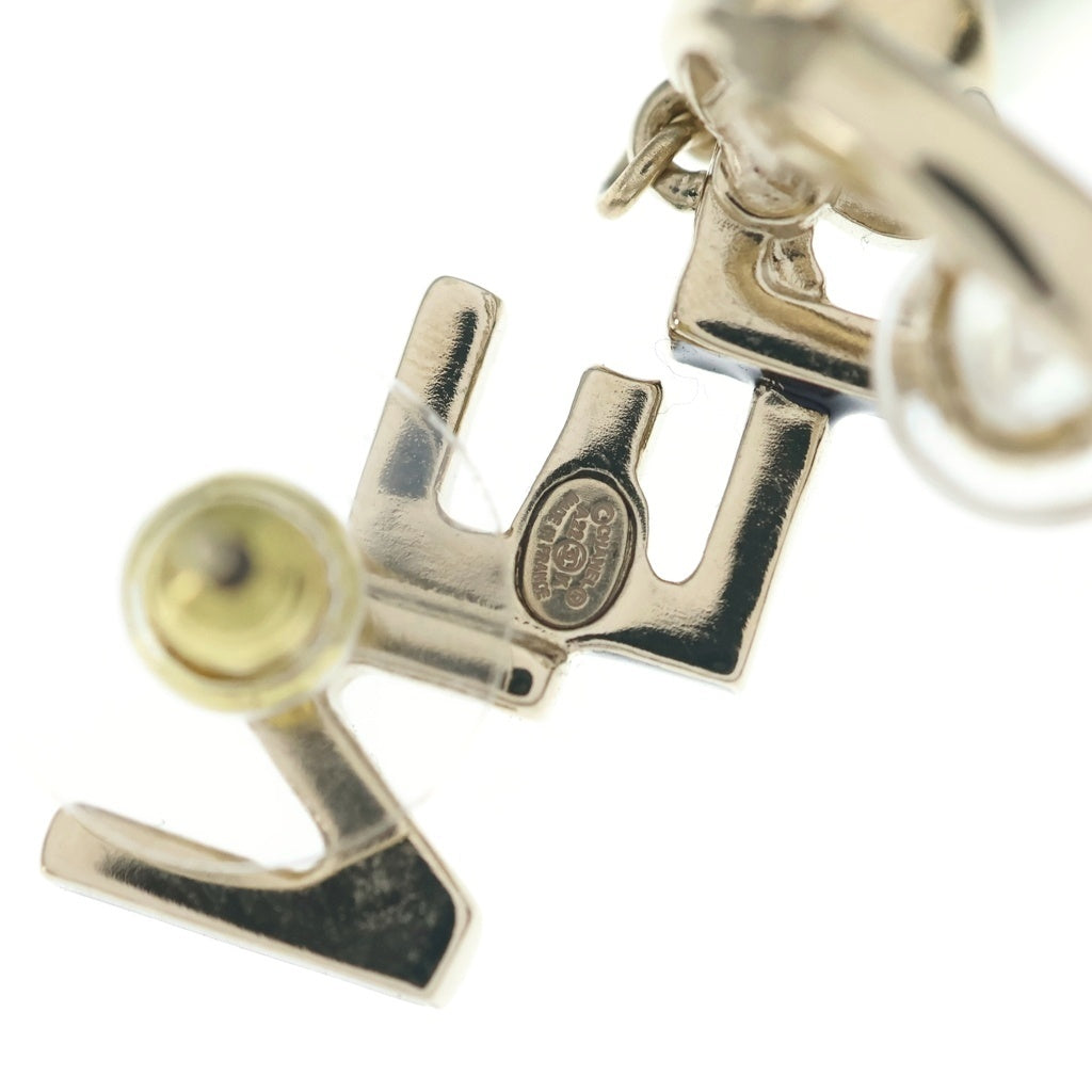 CHANEL(シャネル) ロゴ パール ピアス ゴールド GP A22K レディース